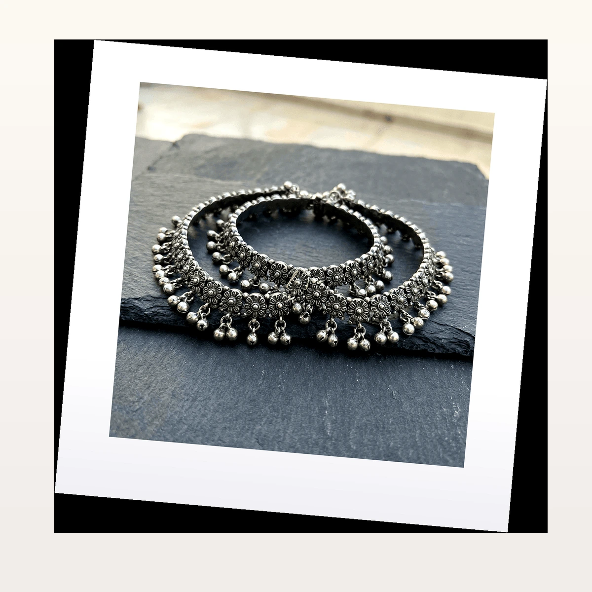 Two-Tone Daily Bangles - 45° Angle View